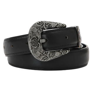 Antique Floral Engraved Belt