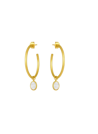 Catalina Hoop Earrings Gold
