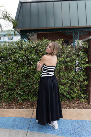 City Chic Contrast Midi Dress