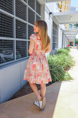 Corabelle Patchwork Mini Dress