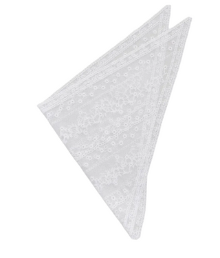 Daisy Lace Embroidered Head Scarf Bandana