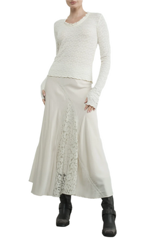 Farrah Lace Panel Skirt