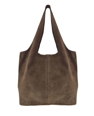 Giannina Suede Leather Tote Bag