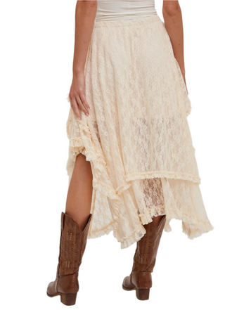 Maven Lace Tiered Skirt