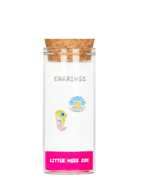 Paw Bone Stud Earrings in a Bottle