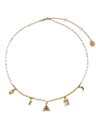 Pura Vida Mystics Mixed Charms Choker