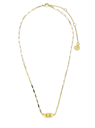 Pura Vida Sunburst Eye Pendant Necklace