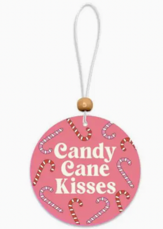 Candy Cane Kisses Car Air Freshener