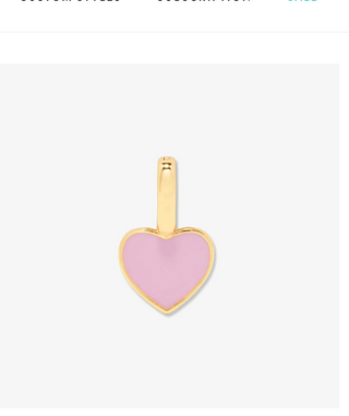 Pura Vida Harper Enamel Heart Charm