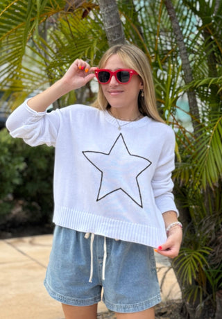 Sienna Lucky Star Sweater Z Supply 10/24