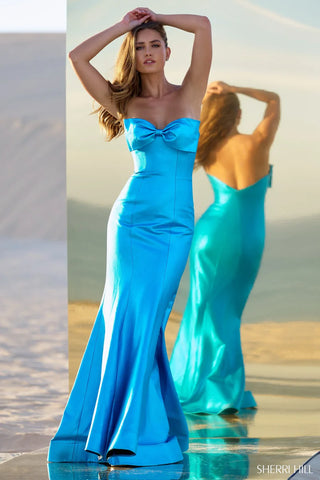 Sherri Hill: 56817 Bright Turquoise