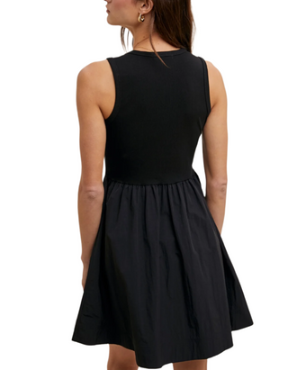 Alba Black Mini Dress