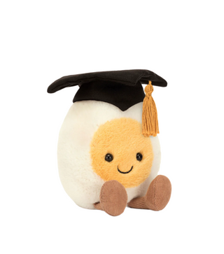 Amuseables Boiled Egg Graduation Jellycat