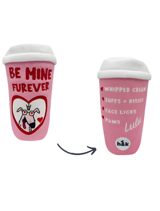 Be Mine Furever Latte Dog Toy