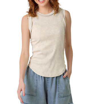 Blanca Tank Top Stone