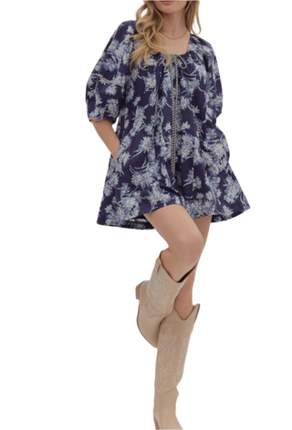 Blissful Blues Romper