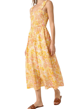 Bouquet of Sunshine Midi Dress