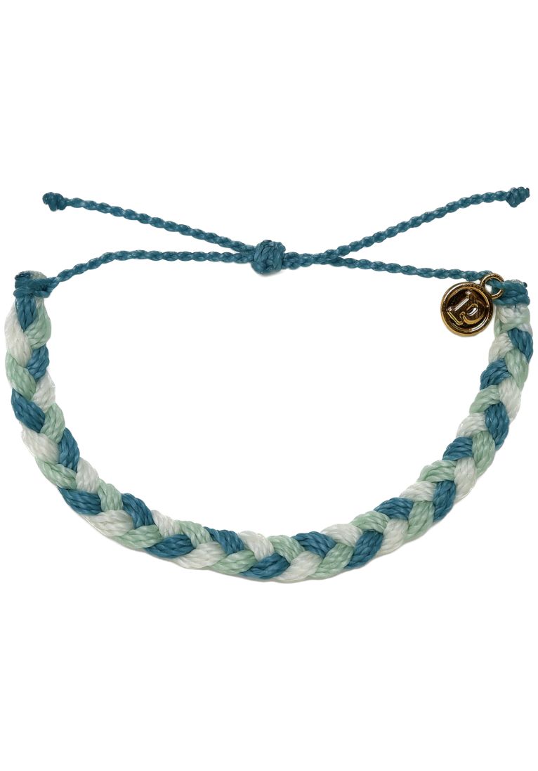 Braided Original Bracelet in Blue Dream  Every braided bracelet is 100% waterproof. Go surf, snowboard, or even take a shower with them on. Wearing your bracelets every day only enhances the natural look and feel. Every bracelet is unique and hand-made therefore a slight variation in color combination may occur.