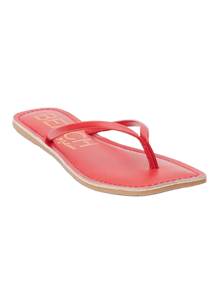 Bungalow Thong Sandal in Red