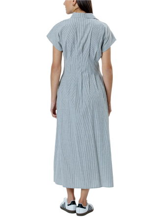 Carolyn Striped Shirt Dress