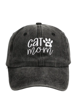Cat Mom Adjustable Hat