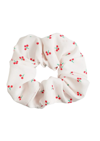 Cherry Print Hair Scrunchie