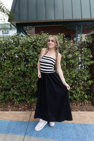 City Chic Contrast Midi Dress