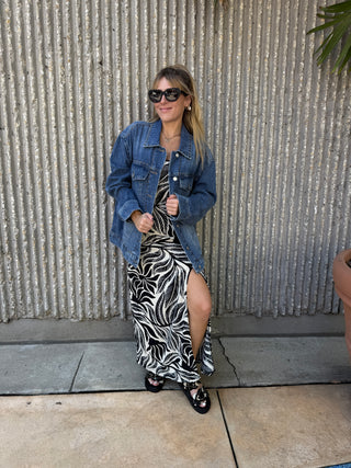 Denim Studded Jacket