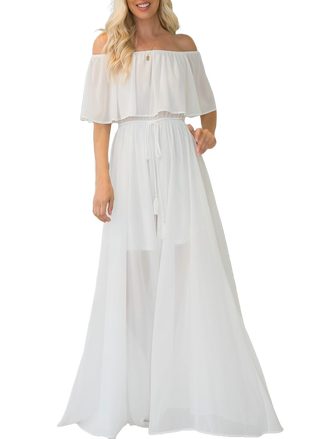 Devon Maxi Dress  White