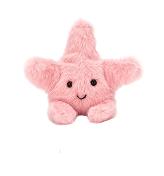 Fluffy Starfish Jellycat Pink