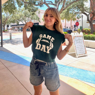 Game Day Sweater Forest Green