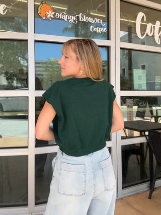 Game Day Sweater Forest Green