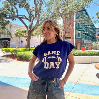 Game Day Sweater Royal Blue
