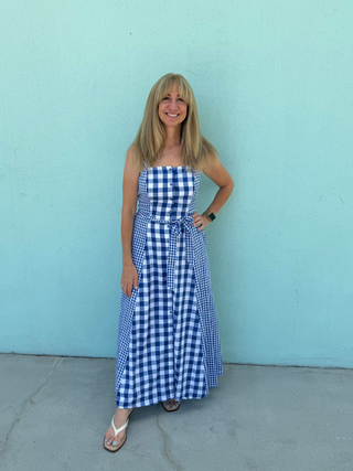 Gingham Girl Midi Dress