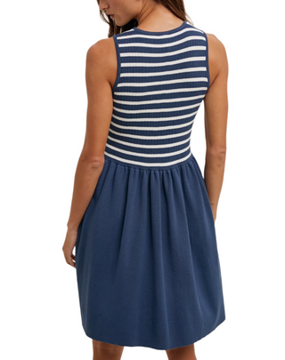 Harbor Striped Mini Dress