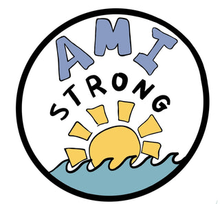 AMI Strong Sun & Waves Sticker