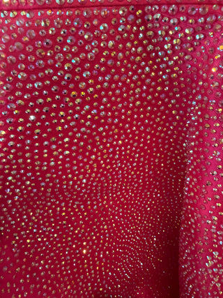 Sherri Hill: 56990 Fuchsia Gown with Hot Stones