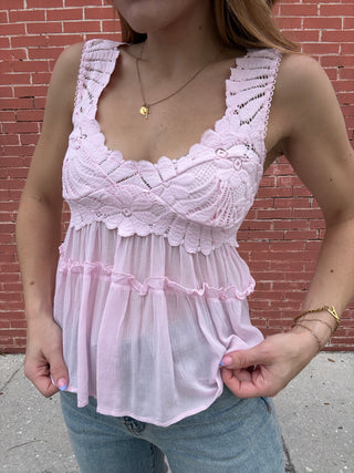 Free People Petal Party Shapeless Cami