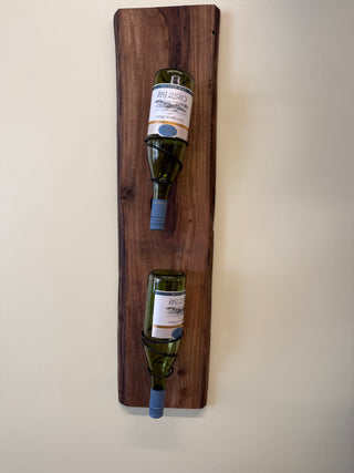 Live Edge Wine Rack
