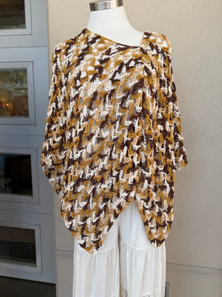 Crochet Poncho Handmade by Abrianna