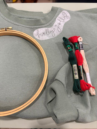 Holiday Embroidery Workshop