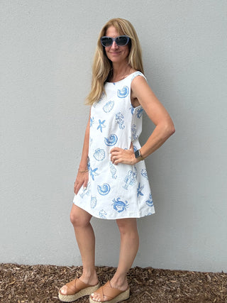Seaside Seashell Mini Dress