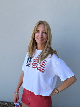 USA Crop T-Shirt
