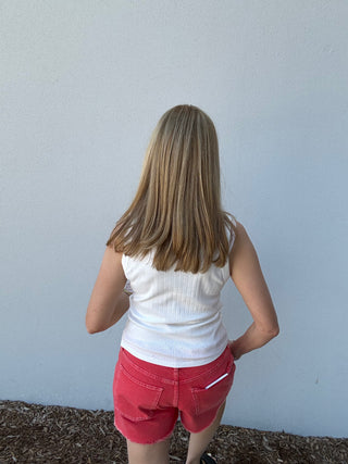 Embroidered Anchor Tank