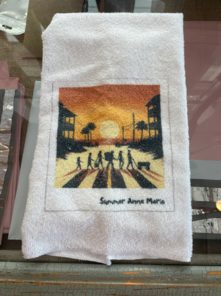 Summer Anna Maria Polaroid Kitchen Towel