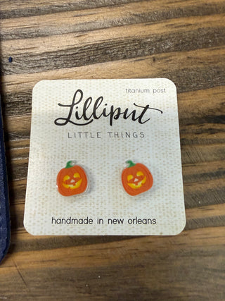 Jack O lantern Earrings