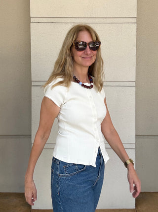 Free People Most Wanted Cardi in Ivory