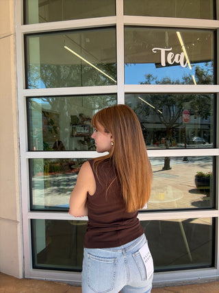 Free People Murphy Tank  - Brown