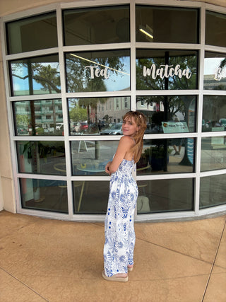 Z Supply Nadine Airy Palm Maxi Dress