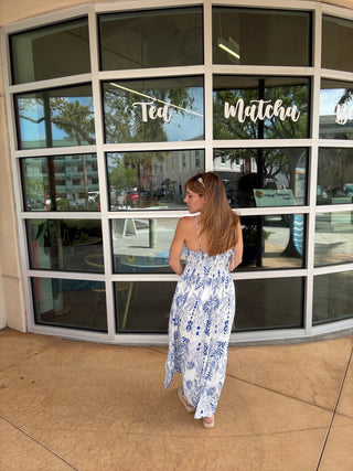 Z Supply Nadine Airy Palm Maxi Dress